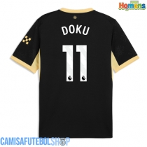 Camisa de time de futebol Manchester City Jeremy Doku #11 Replicas 2º Equipamento 2026-27 Manga Curta